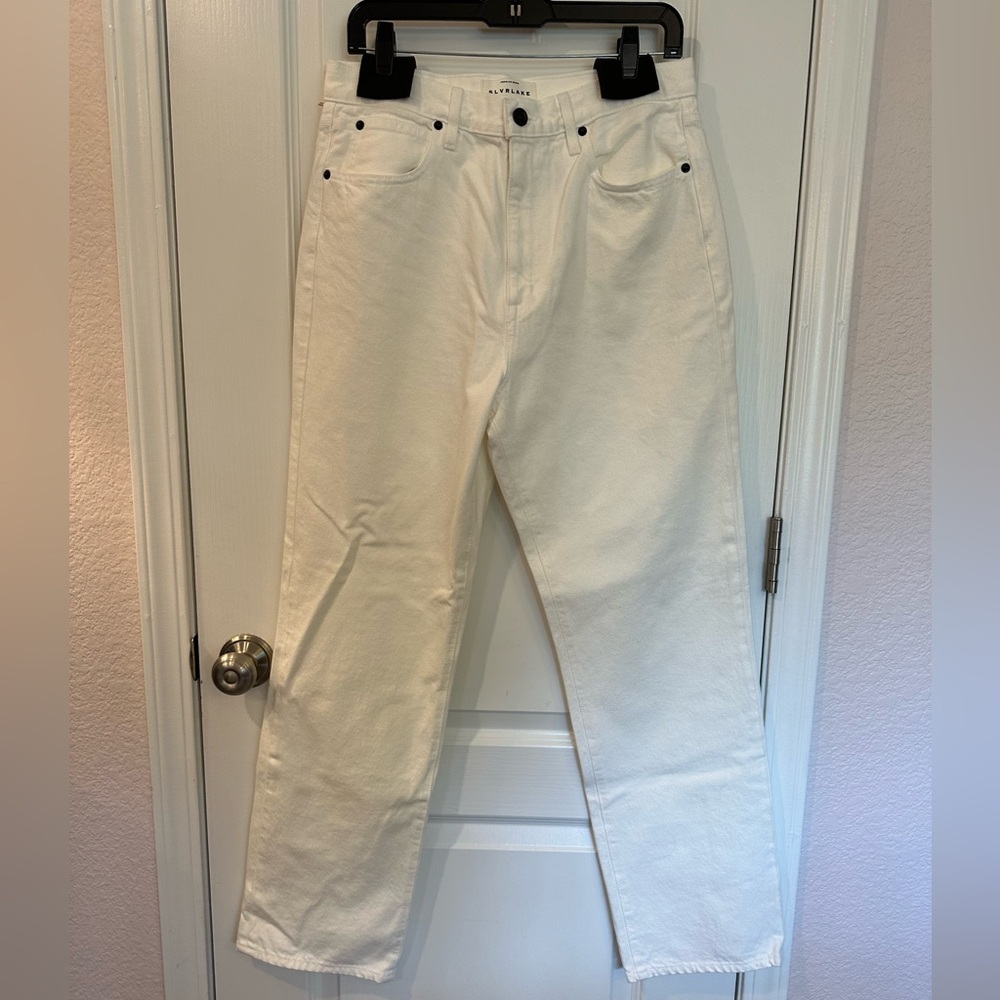 NWT slvrlake london jeans in white - size 31